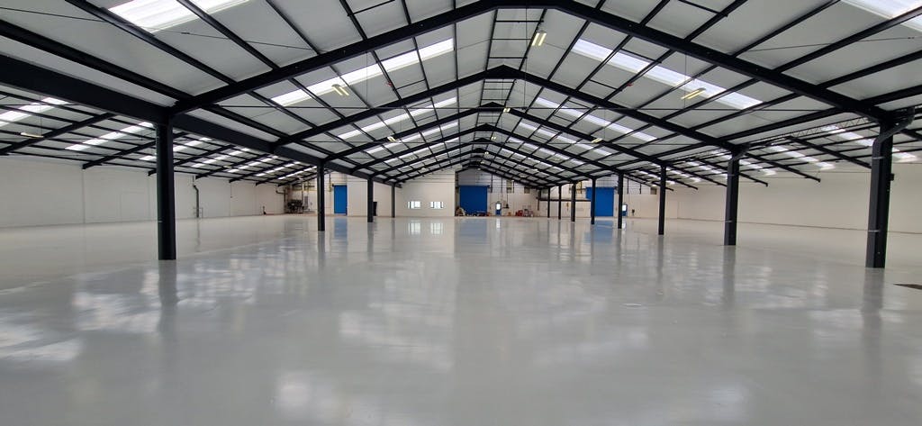 Warehouse showing loading doors - 